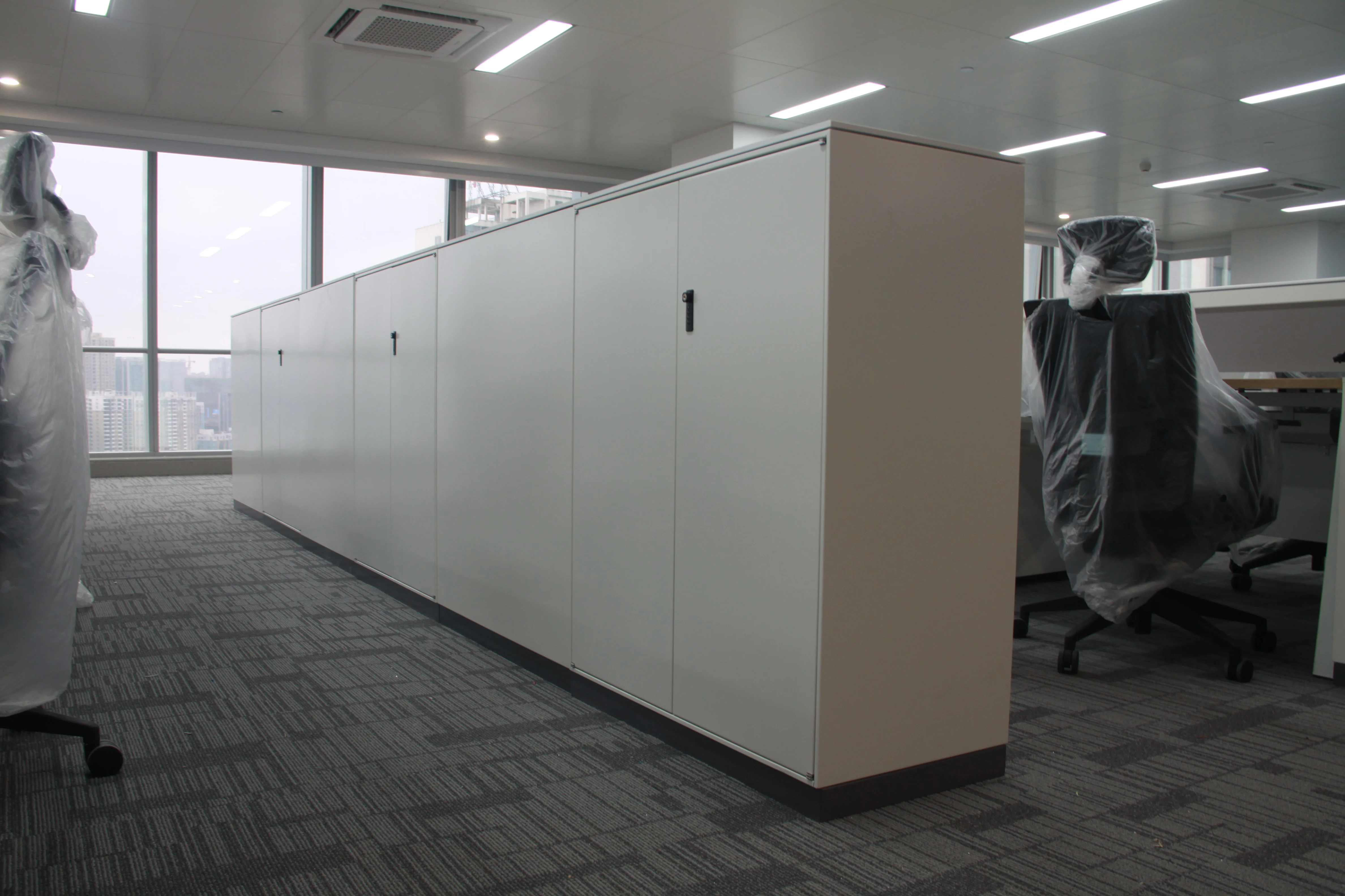 Factory customization storage wooden office equipment filing cabinet