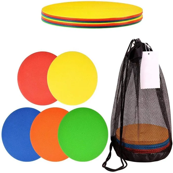Wholesale Flat Disc Cones Non Slip Rubber Flat Cones Agility Dots Sports Dots Agility Markers for Agility Training