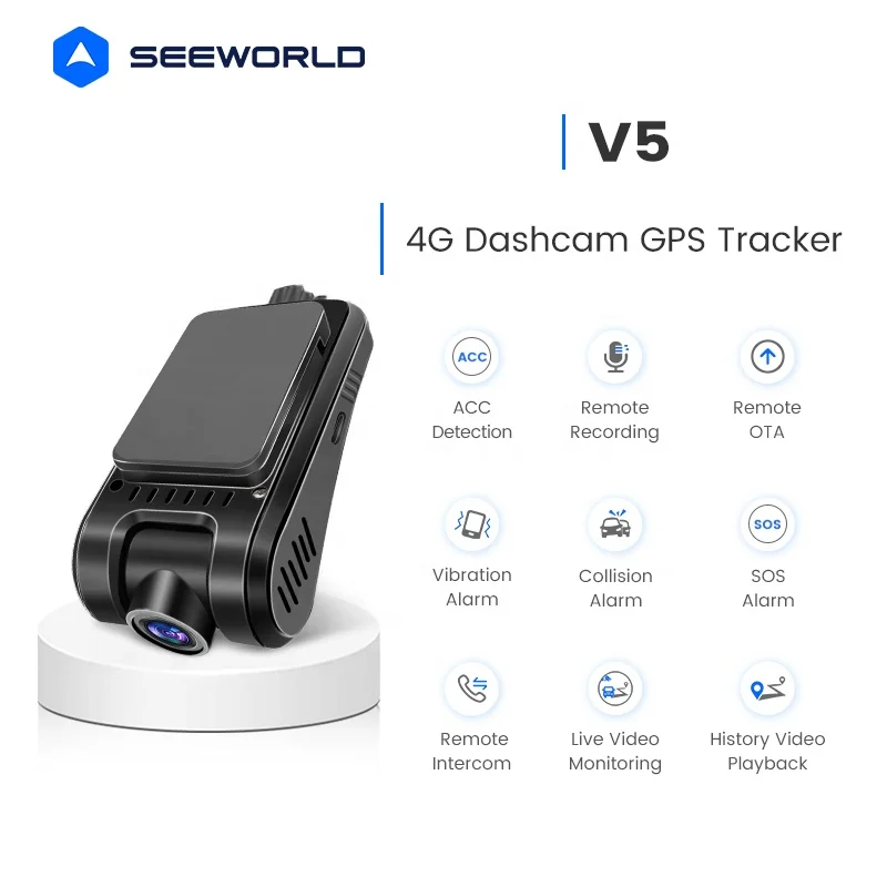 Wholesale Live Streaming 4G Truck Car Fleet Tracking Front Dashcam With GPS Platform