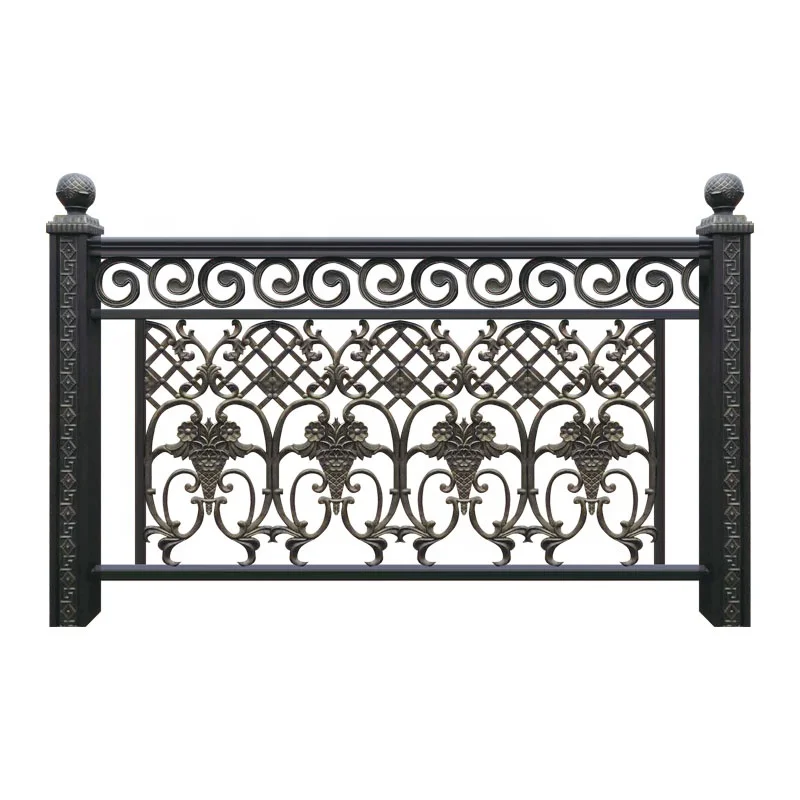 Индийский дом высокое качество художественное литье порошковым покрытием алюминиевые панели забора/ворота