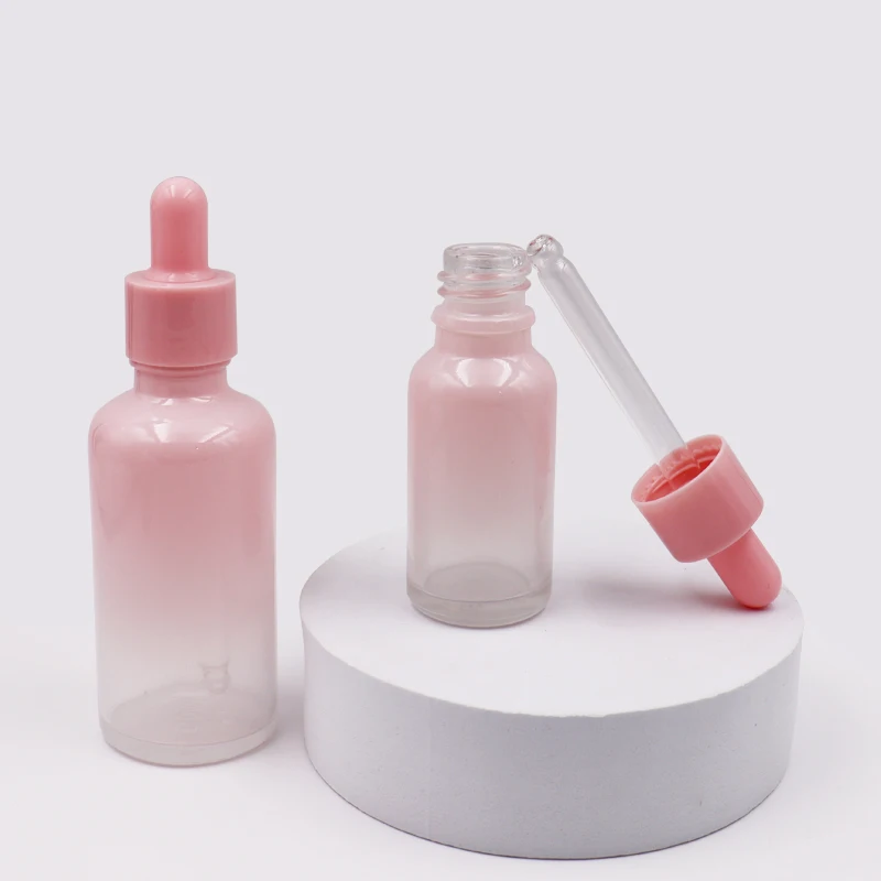 Skincare packaging big glass drop bottle oil perfume Glass Pipette Graduated 30ml Glass Dropper Bottle botellas de vidrio