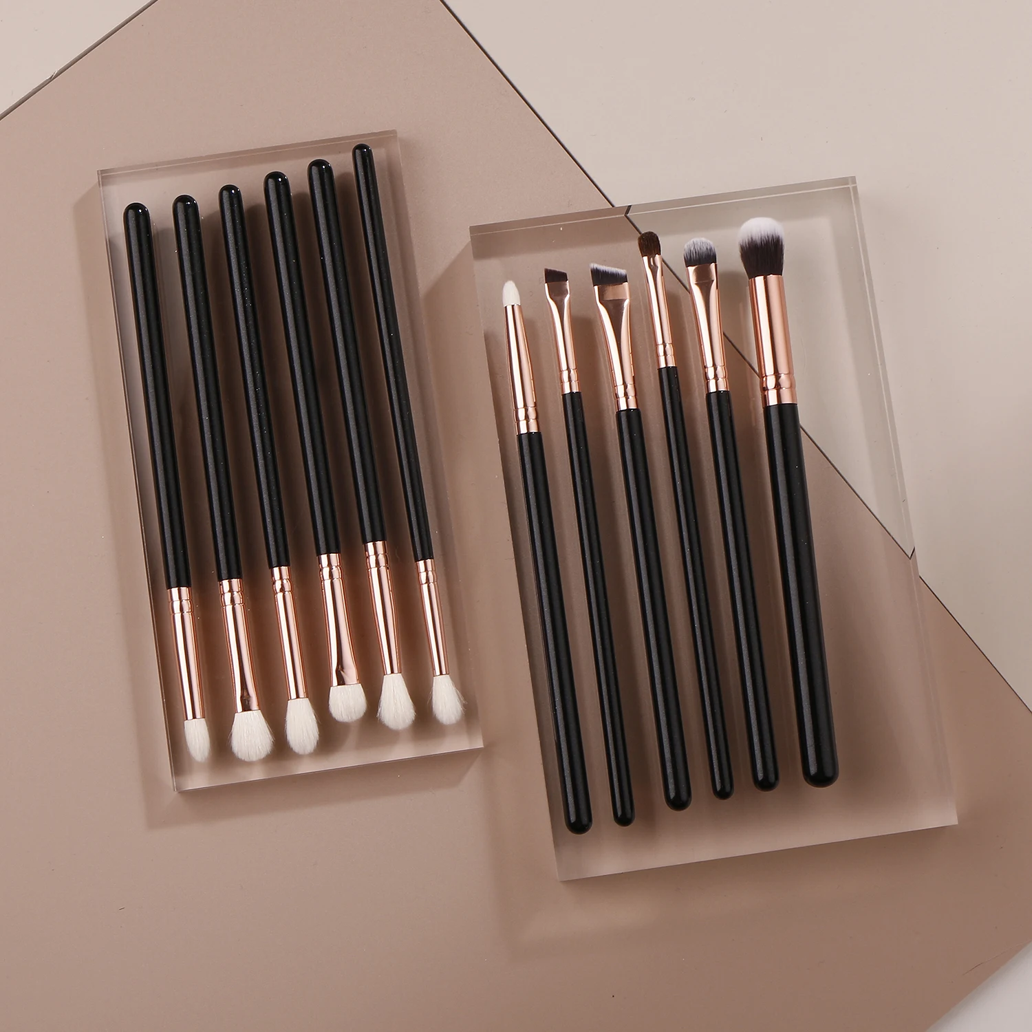 Professional Eye shadow 12 pieces Natural goat hair makeup Brush Hot Sale Wholesale Factory