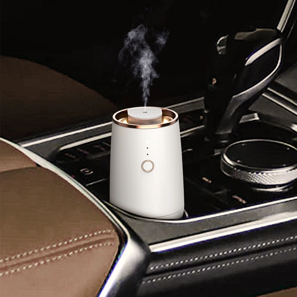 SCENTA Luxury USB Rechargeable Battery Aroma Dispenser Electric Fragrance Auto Car Perfume Air Freshener Manufacturer