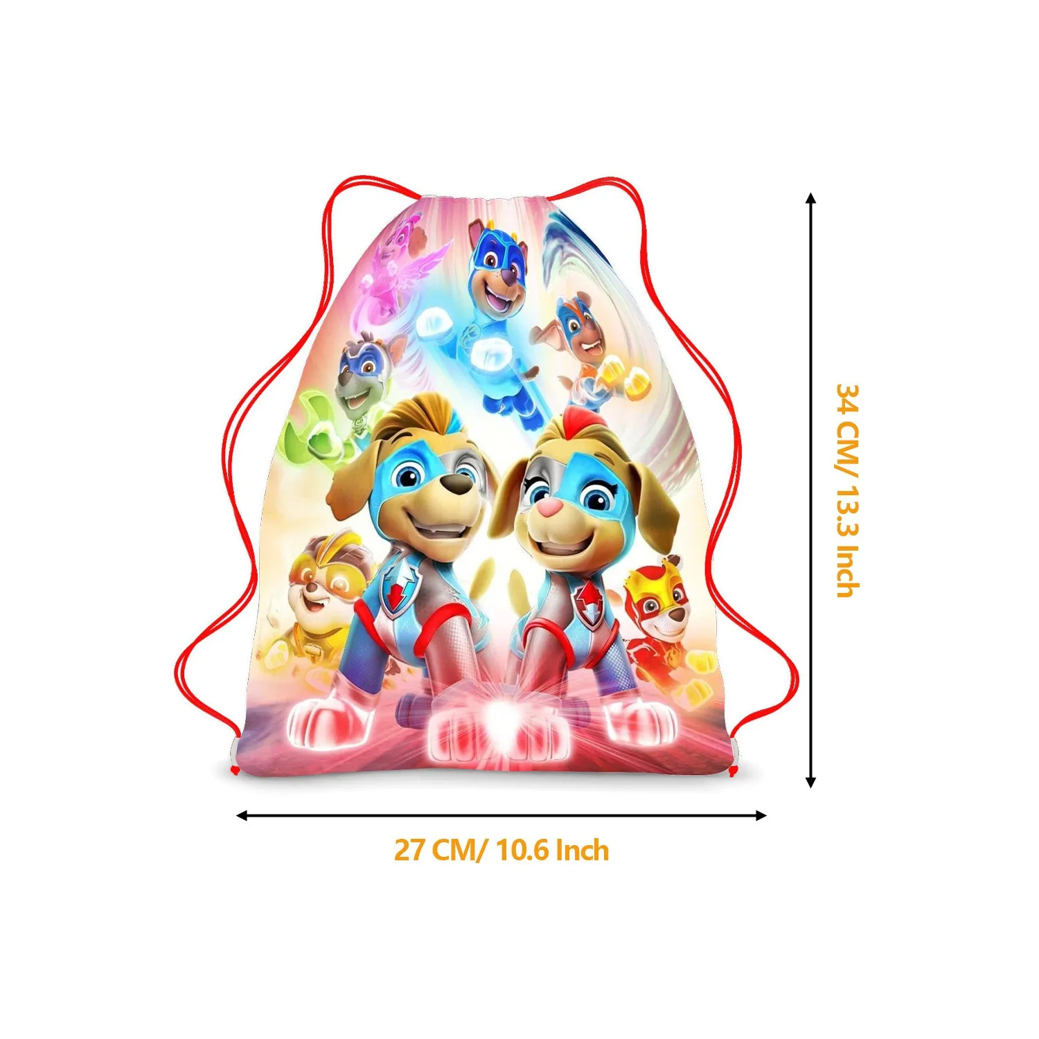 Dog Drawstring Backpack Bag Portable Storage Double Shoulder Drawstring Harness Bag