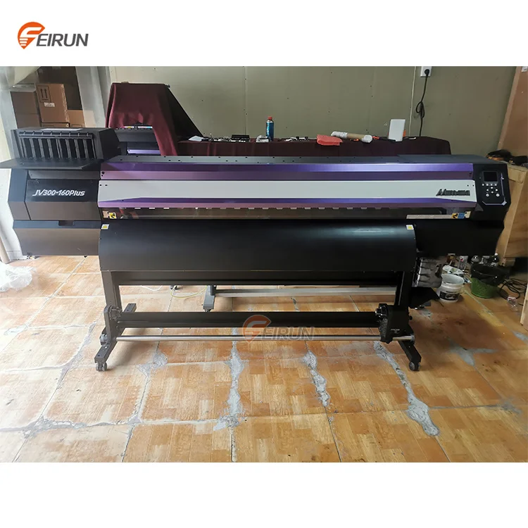 second hand mimaki jv300-160plus printer use two printhead  Suitable for textile printing