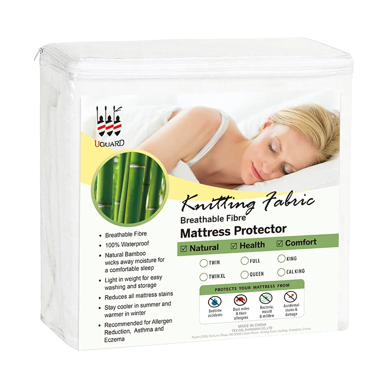 Soft Breathable terry material water proof mattress protector