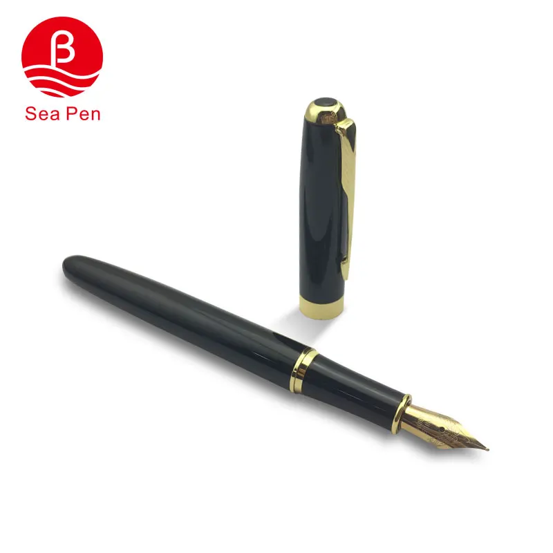 good quality break metal fountain pen with logo custom