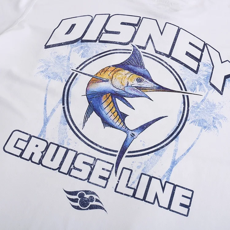 Disne cruise line marlin long sleeve fishing shirt uv protection quick dry fishing clothes