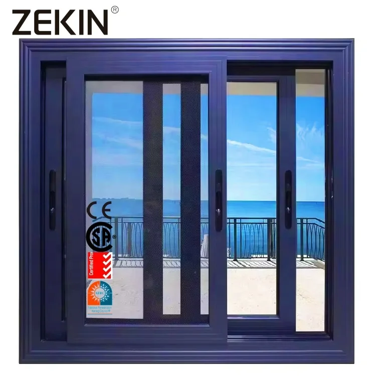 Aluminum Frame Glass Windows Aluminum Sliding Window With Cheap Price Latest Simple Design Aluminum Sliding House Window