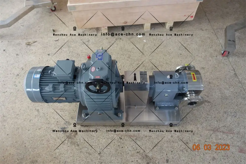 Flour Slurry Rotor Pump/ Lobe Pump/ Rotary Pump Rotor Lobe Pump With Cover