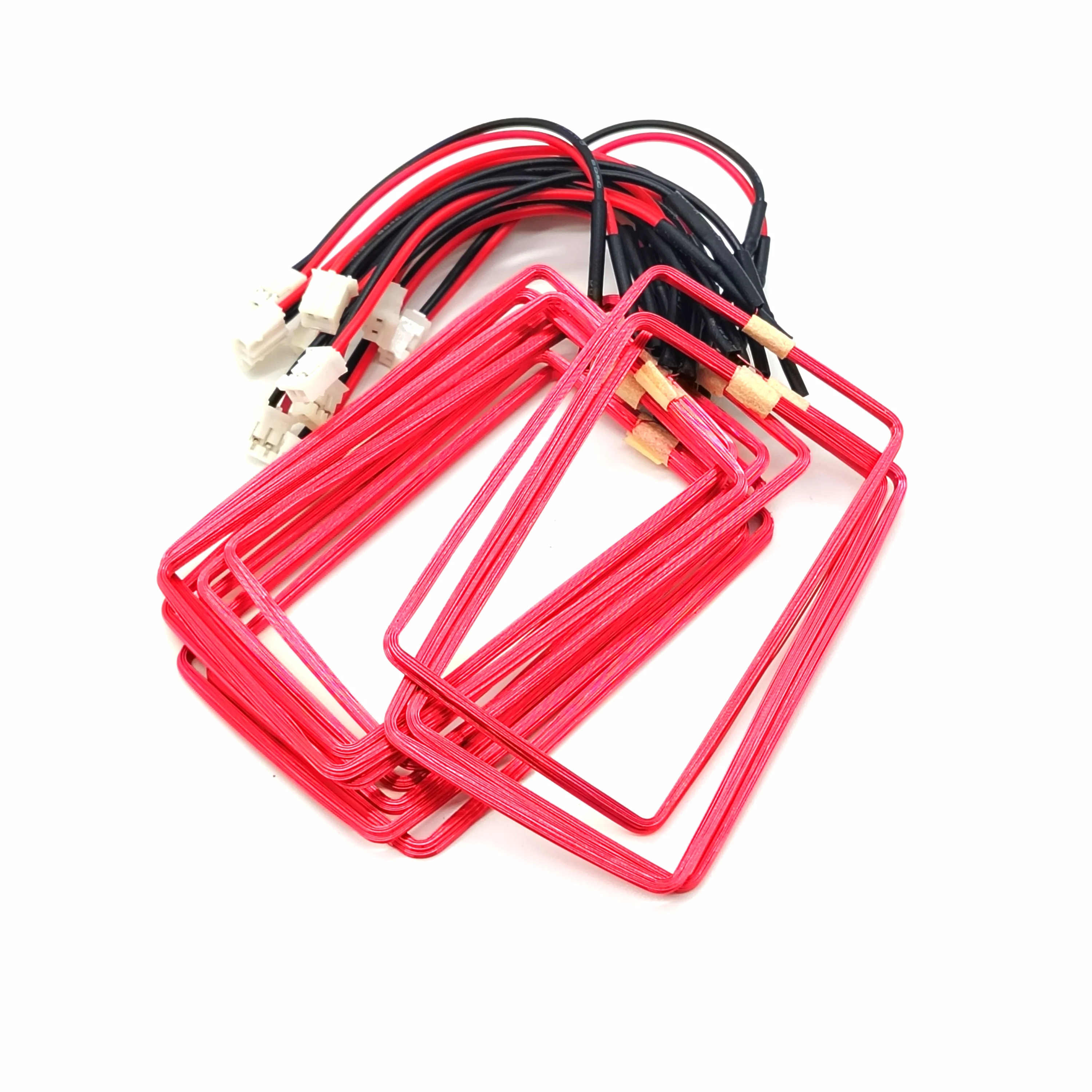 High quality 125KHz 134KHz 13.56mhz reader antenne rfid copper Coil antena 125khz rfid antenna with xh2.54 connector