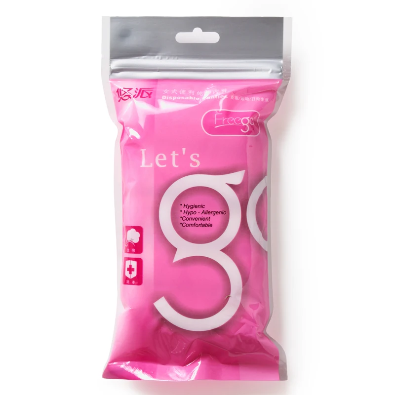 Classical style cotton ladies underwear Ladies disposable women underwear wholesale with cheap price