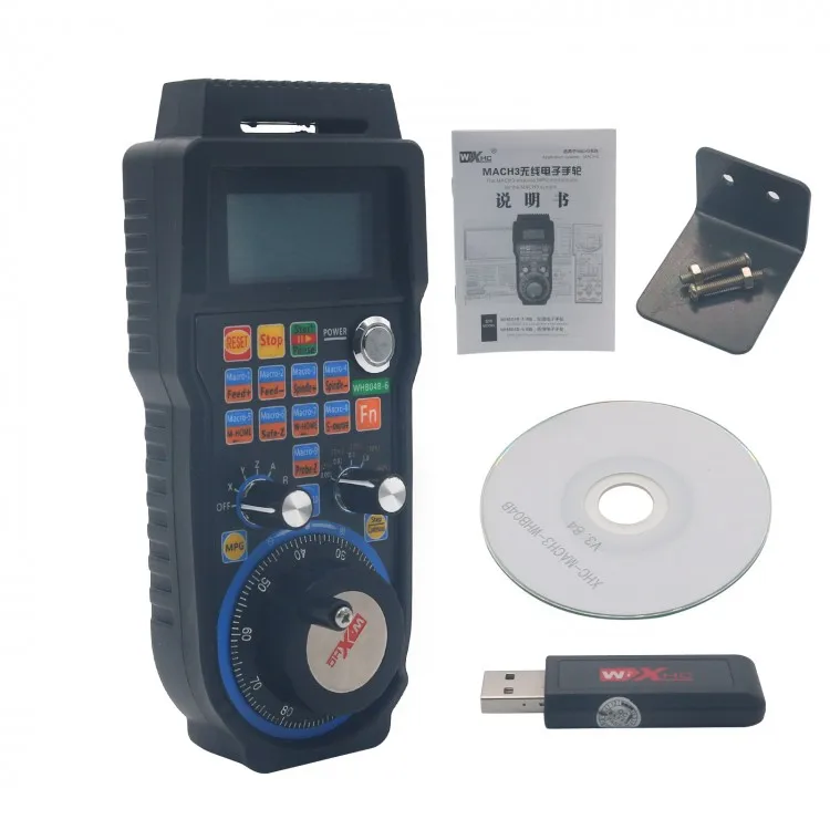 CNC MACH3 Беспроводной Электронный Маховик 6-Axis ручной контроллер USB ручка MPG