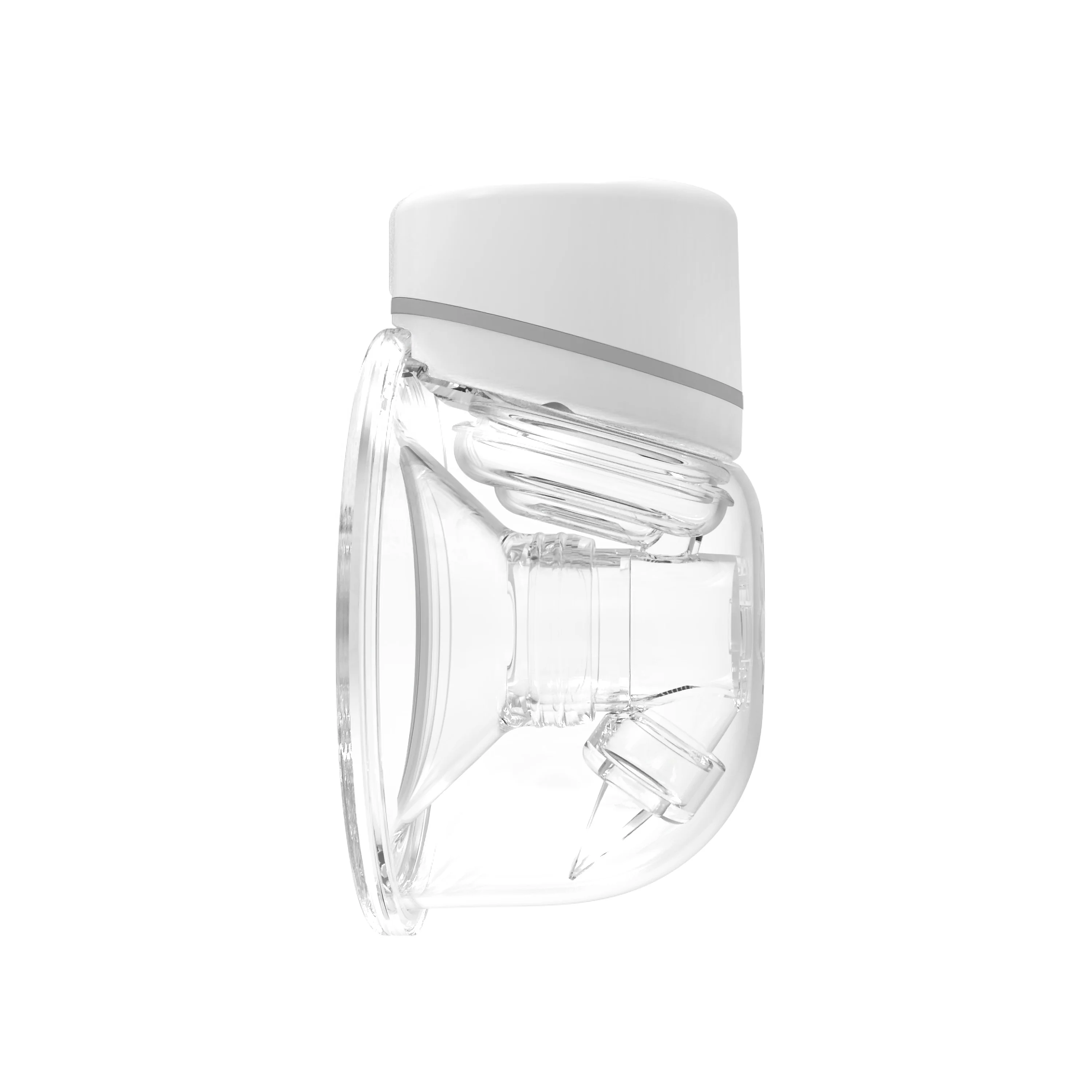 Wearable Breast Pumps Single Hands-Free Breastfeeding Pump Portable Breast Milk Extractor with 4 Modes 12 Levels