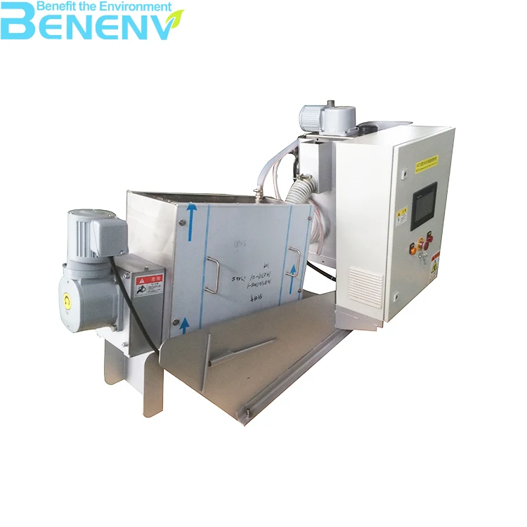 Очистка сточных вод окружающей среды винт пресс тип шлама dewatering машина