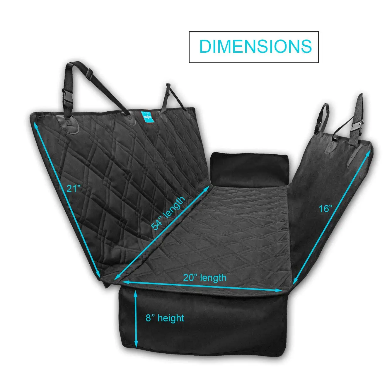 Waterproof Durable Dog Car Back Seat Cover Protector Hammock Seat Protector for Dogs