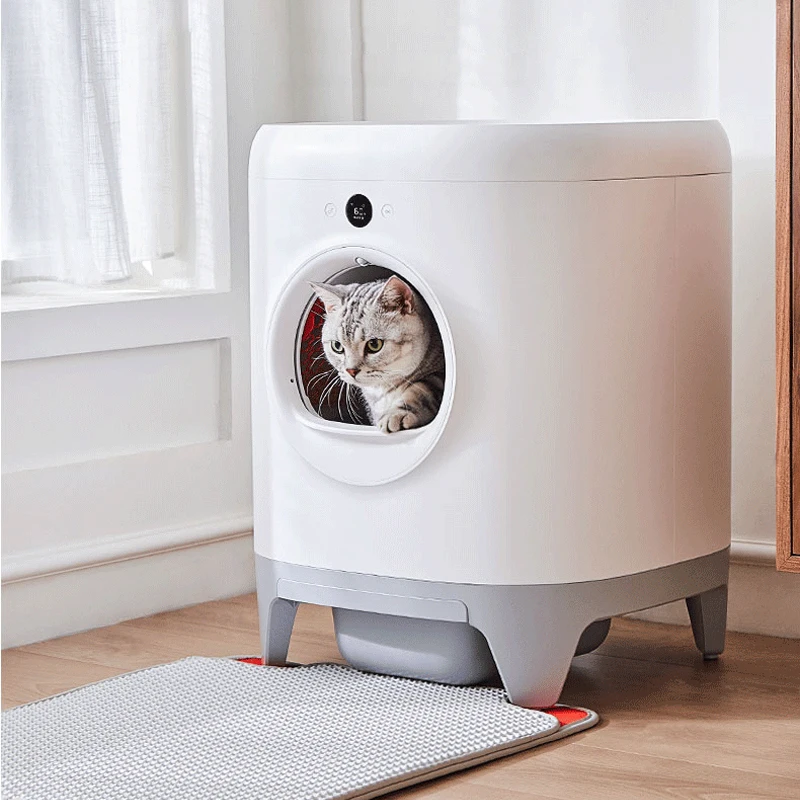  PETKIT PURA X Интеллектуальный автоматический самоочищающийся туалет для кошек и мобильное приложение управления кошачьим