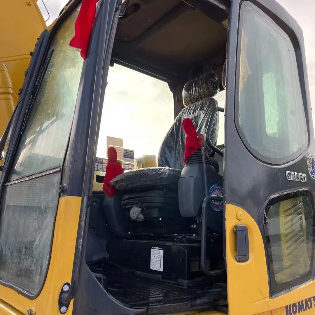 original 12ton japan made excavator machine used komatsu pc128us pc138us in shanghai yard