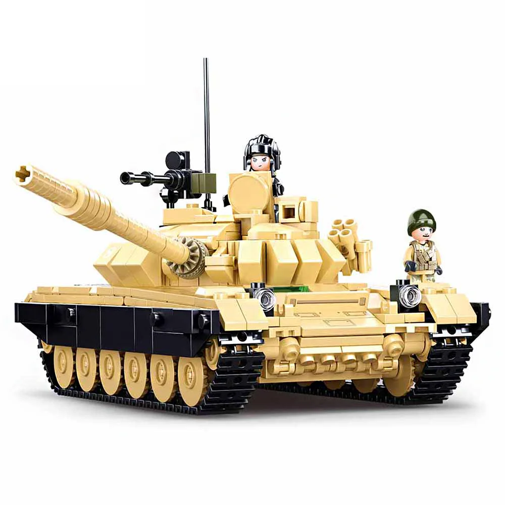 Sluban Building Block Toys Morden Military B1011 Main Battle Tank 2 IN1 770PCS Bricks Armored Car Compatible With Leading Brands