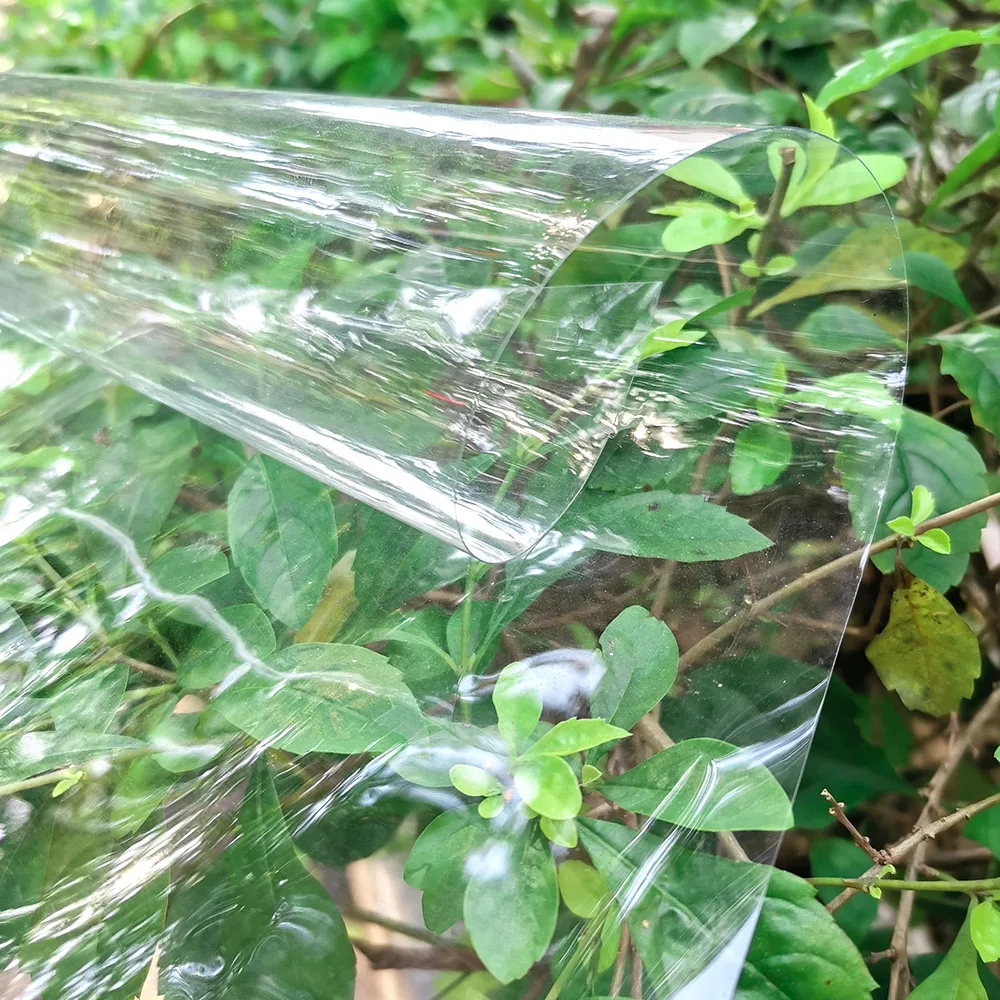 50*120CM Roll Clear Ultra-Transparent PVC Fabric Soft Glass Waterproof Crystal DIY Craft Decor Protective