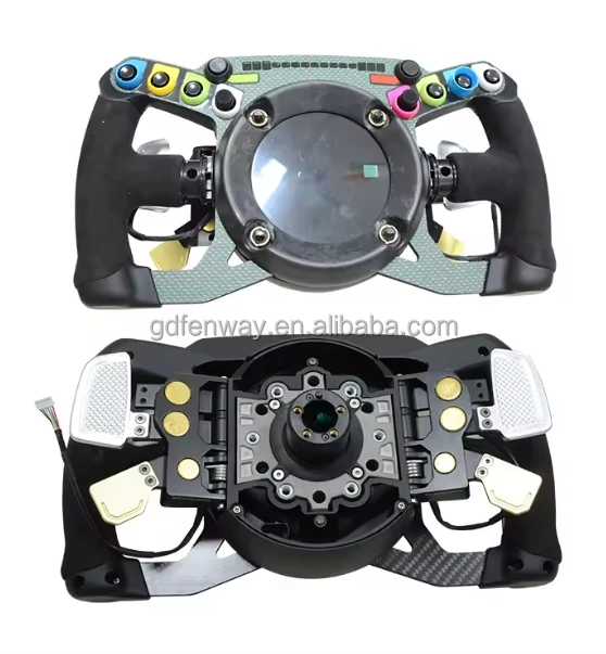 High quality custom made oem silicone rubber overmoulded dualsense ps5 logitech g29  carbon fiber gaming steering wheel for sale