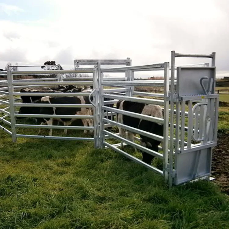 High Quality Portable Livestock Horse Cattle Fence Panel 12ft Hot Dipped Galvanized Animal Cattle Yard Corral Fence Panels