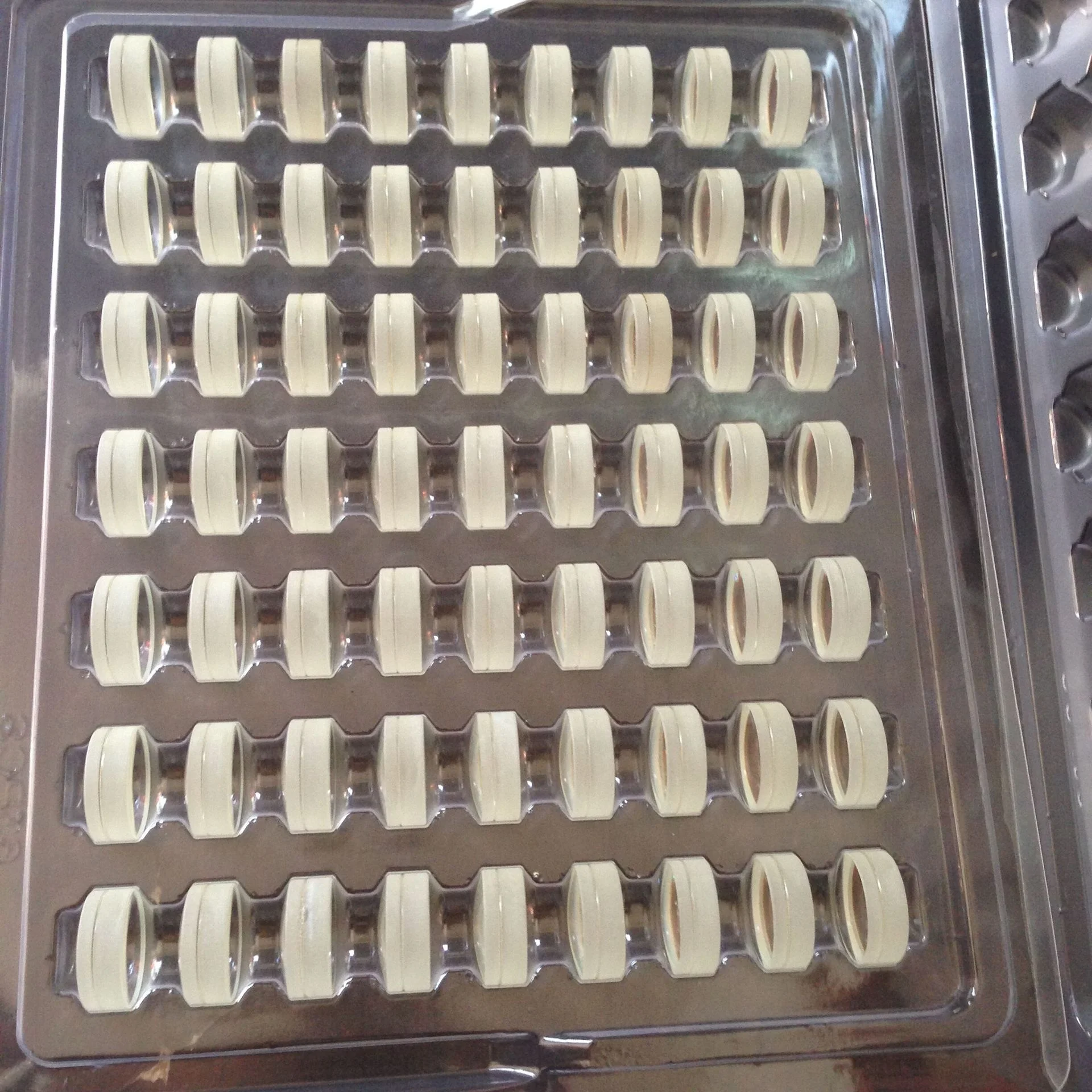 Factory custom 60-40 Optical glass crystal Calcium Fluoride windows Caf2 lens