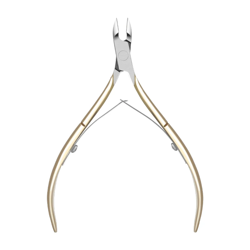 Cuticle Nippers 1/2 Jaw Extremely Sharp Cuticle Trimmer Scissors Stainless Steel Nail Clipper Cutter Remover Pedicure Manicure