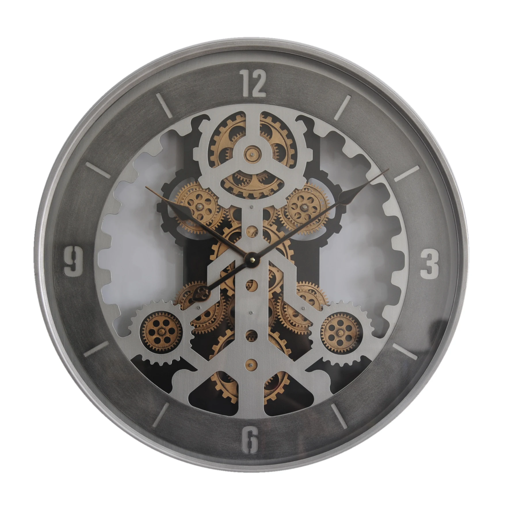 New Arrival  40 Inch Oversize Round Antique Metal Decorate Wall Clocks With Roman Numerals For Home Office School  Decoration