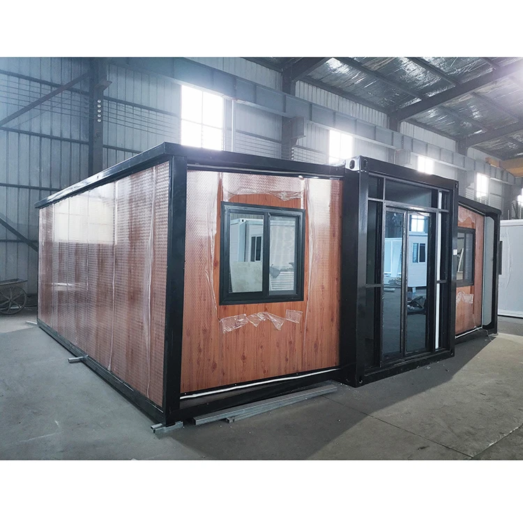 Prefabricated modular hotel luxury houses 40 feet shipping container home hotel with toilet office bathroom