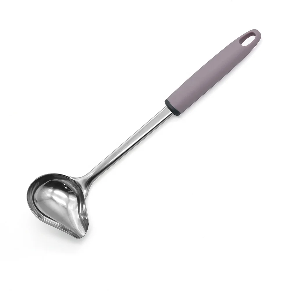 wholesale kitchen accessories stainless steel kitchen cookint utensil set with PP handle