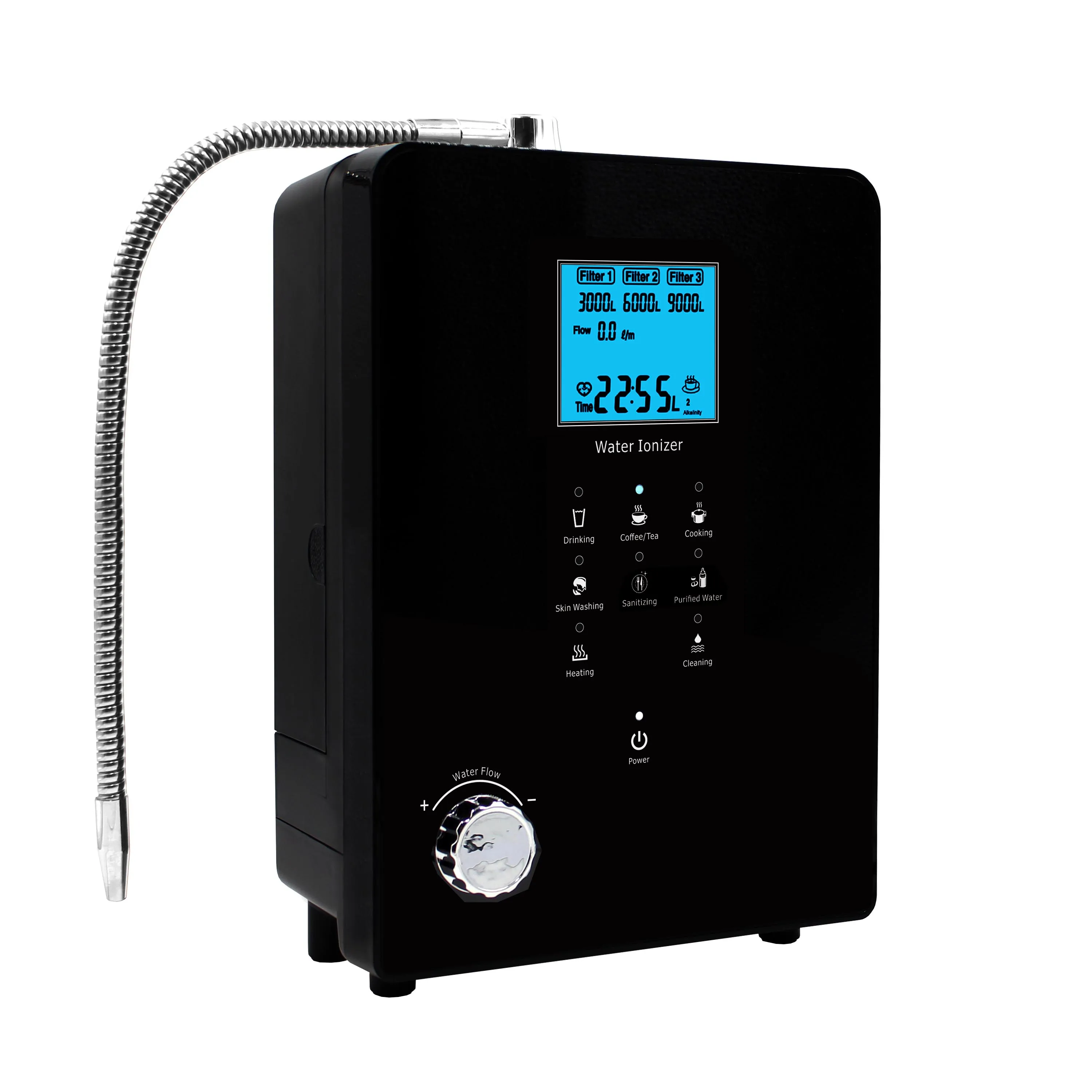 939 Titanium Hydrogen Water Generator Machine Multi-Functional Commercial Industrial Alkaline Water Ionizer 9 Water Filters