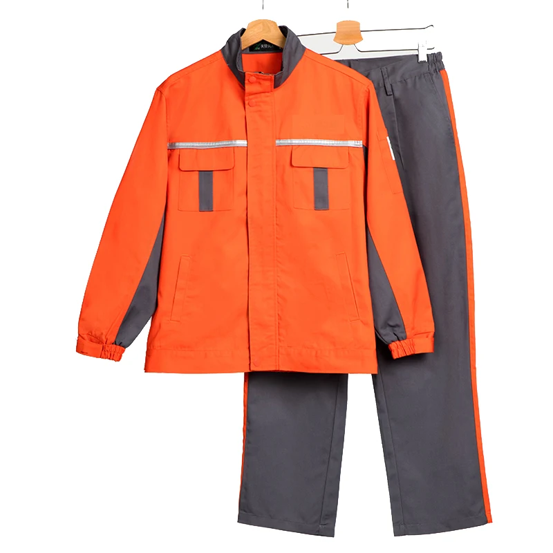 Wholesale  Work Clothes Men Mechanic Workwear Industrial Construction Safety Anti Static Flame Retardent  Worker Uniform