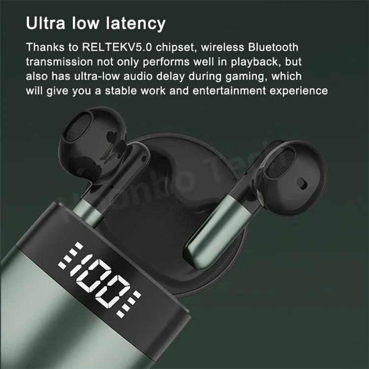 
2021 Hot Mini J28 TWS Bluetooth 5.0 Earbuds In Ear True Wireless Earphone Durable Earbuds with Microphone 