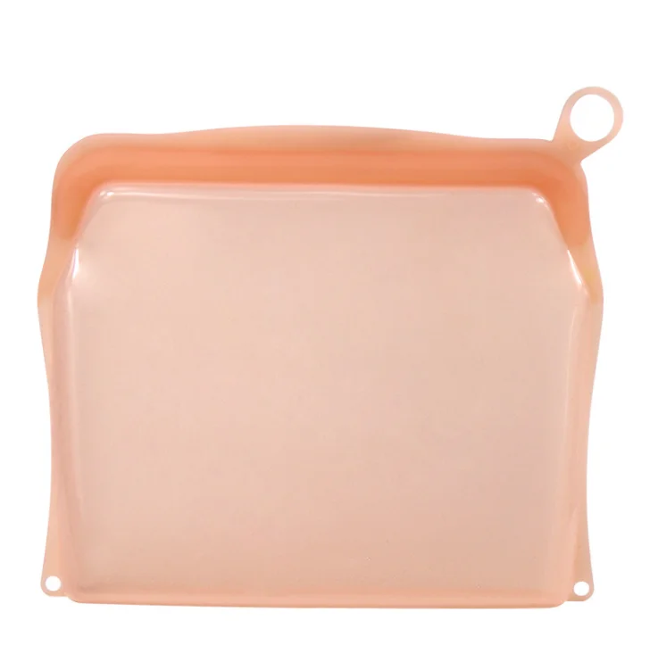 500ml / 1000ml / 1500ml BPA Free Food Grade Silicone Bag Food Storage Reusable Food Storage Bags