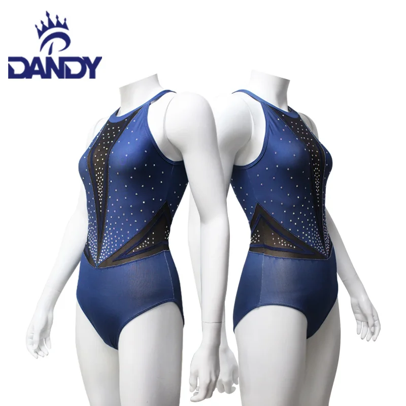 Dandy Custom Logo leotards gymnastic girls Hot Selling Leotard With Rhinestones