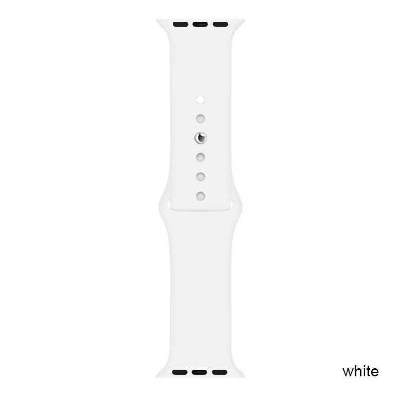  Ремешок силиконовый для Apple watch band series 6 5 4 3 2 1 38 м 40 42