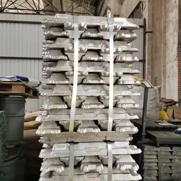 Aluminium ingot 99.7%~99.9% Adc 12 And A7 Aluminum Ingot Bar Ingot With High Purity