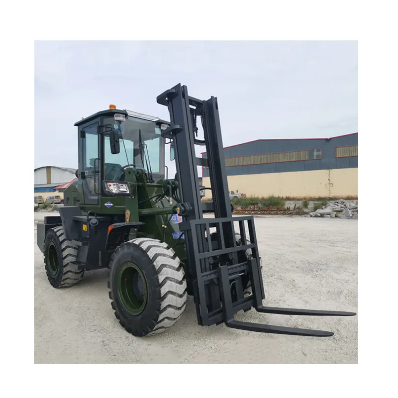 TERRAIN FORKLIFT MODEL CPCY30 ROUGH TERRAIN FORKLIFT 3 Ton FRONT ALL Diesel Engine Medium Wheel Side Reducer Driving Axle 3000mm
