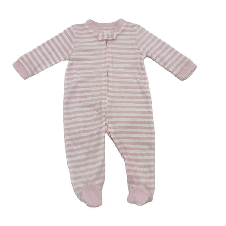 
2020 New Arrivals Sleeper Rompers China Customized Newborn Baby Clothes Romper 