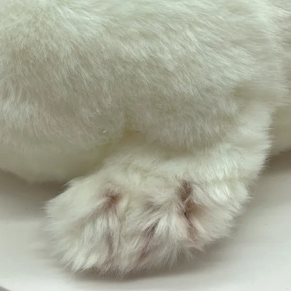 Custom stuffed sea animals realistic white seal plush toy