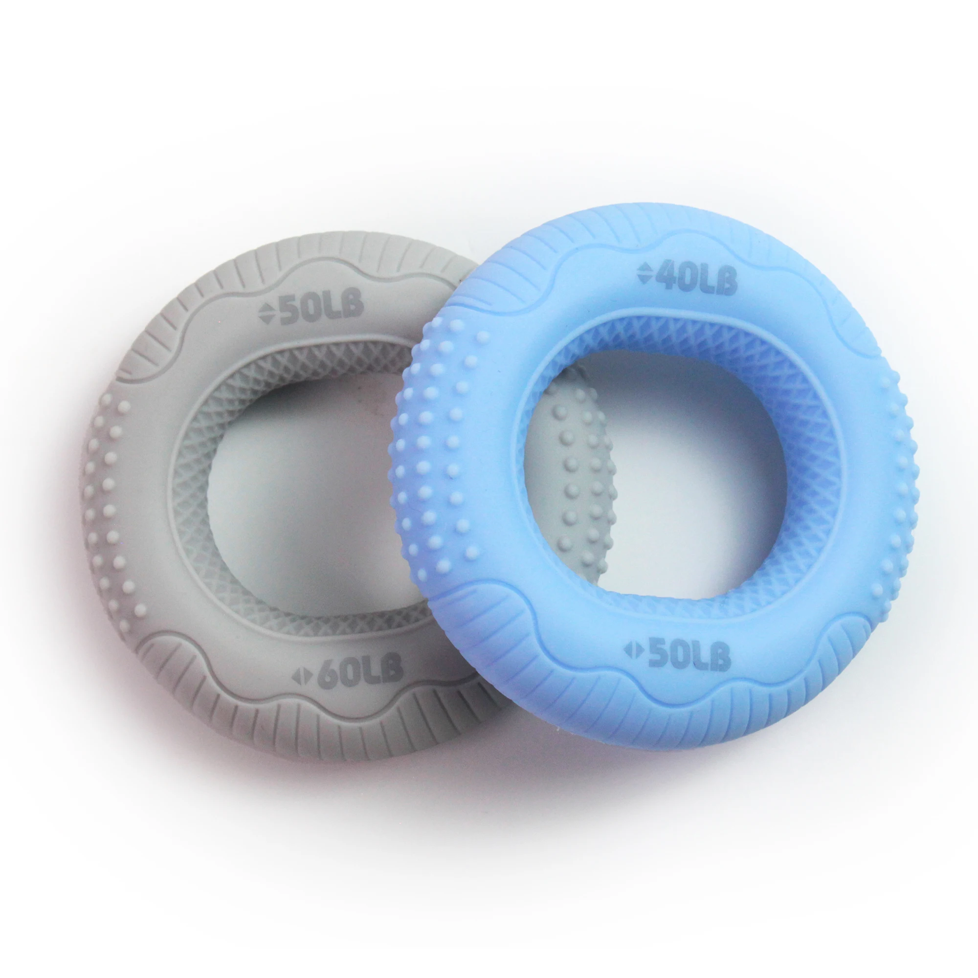 Double strength silicone Finger Trainer Exercise Muscle Workout Gym Fitness Hand Grip Strengthener