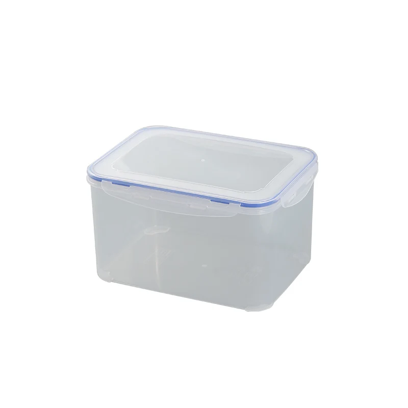 High Quality Keep Fresh Food Grade Plastic Transparent Food Storage Container Airtight With Clasp