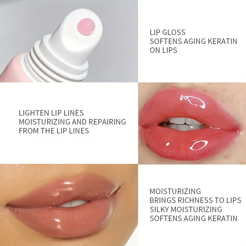 USHAS Hot-selling Lip Mask Deep Hydration Long-lasting Moisturizing Liquid Lip Balm Private Label Tube Lip Balm