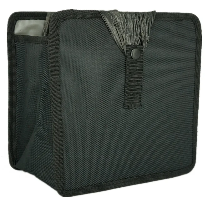 100% Герметичный и складной нейлоновый автомобильный мусорный мешок для хранения мусора с регулируемым ремнем