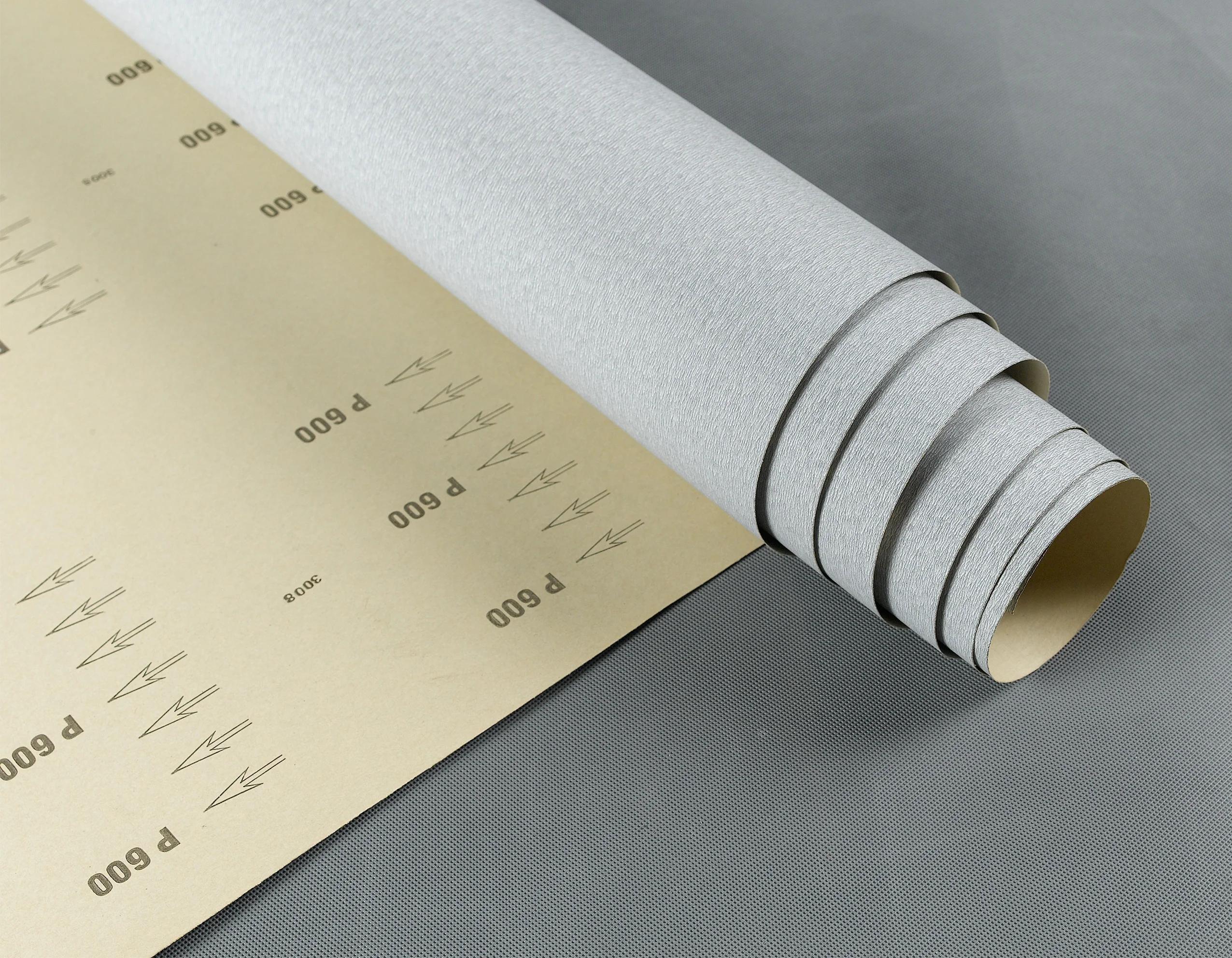 D-wt EU Kraft Paper Alox Abrasives Jumbo Paper Roll Factory OEM Customer Printing LogoSpecial Processed Alox DP86E