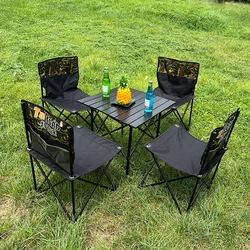 TWROAD Square Aluminum Alloy Folding Table Self-driving Barbecue Picnic Desk Camping Coffee Computer Foldable Dinning Table