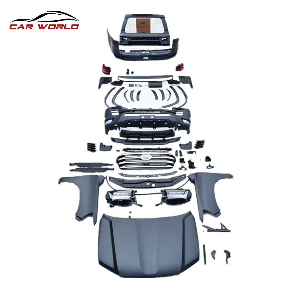 Car Bodyki For 2010-2013 Toyota Prado Car Bumper Old Upgrade New  For Prado Bodykit high material