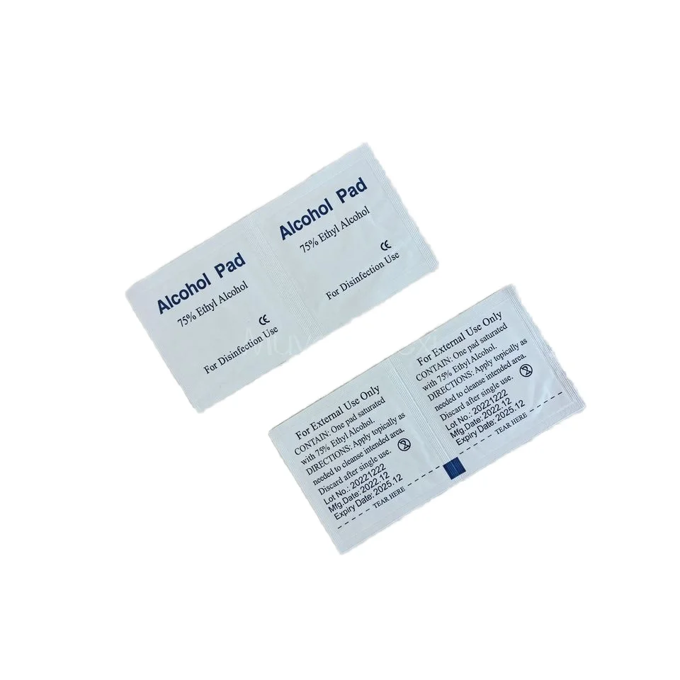 Custom eyeglass screen cleaning  alcohol prep pads disinfection with multipurpose use