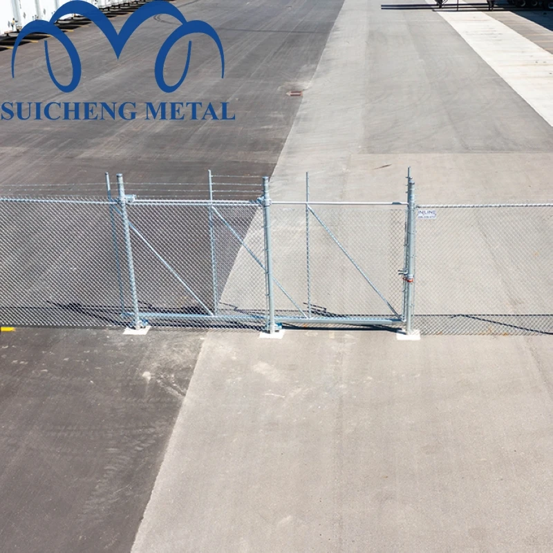 Chain Link Fence Slide Gate KIT self welding with Cantilever Rollers